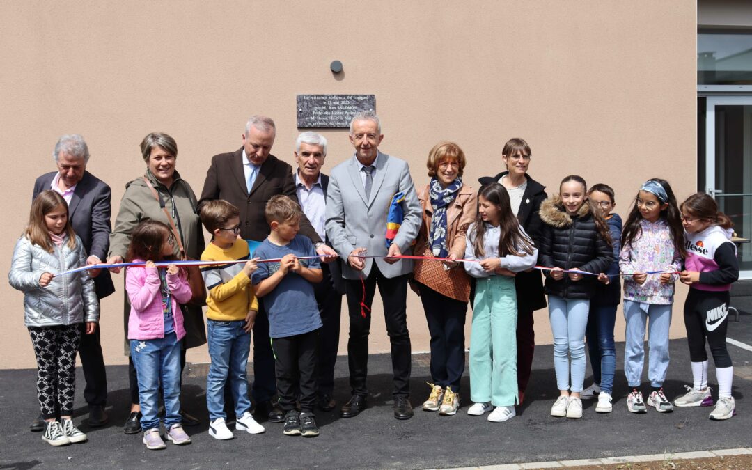Inauguration du nouveau restaurant scolaire