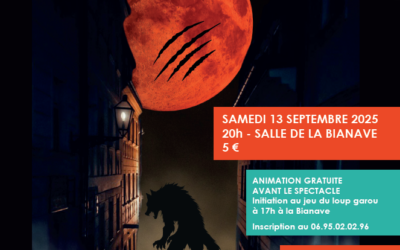 Spectacle Loup garou en village – 13 septembre 20h