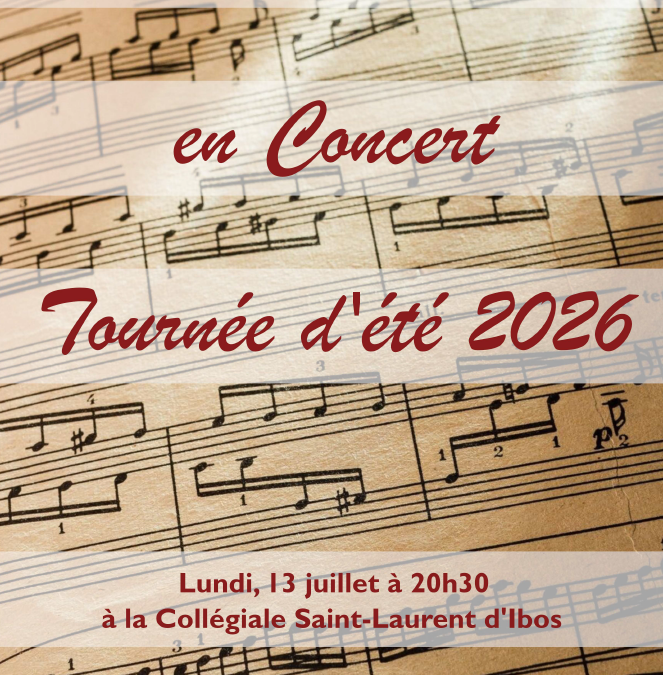 Concert Collégiale – 13 juillet