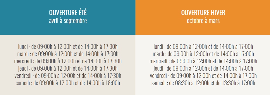 Horaires déchèterie IBOS