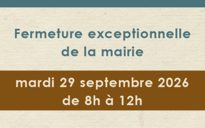 Mouvement de grève – Fermeture de la mairie
