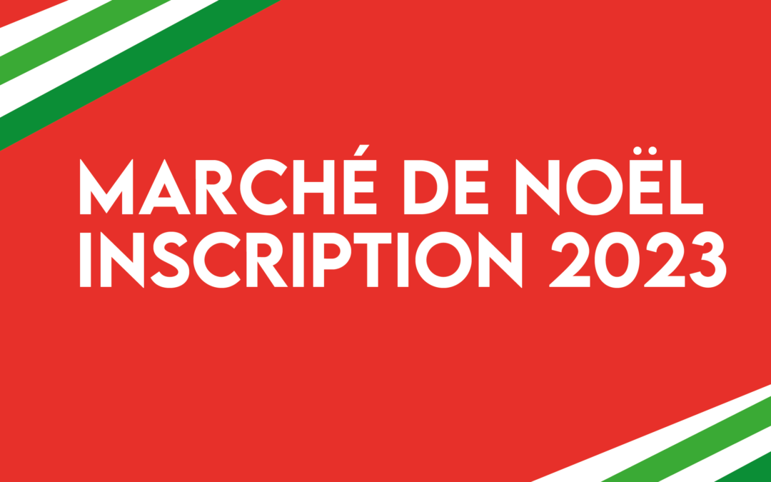 Marché de Noël – inscription