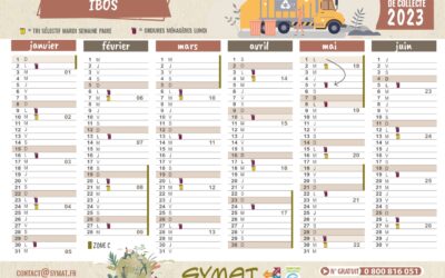 Calendrier de collecte SYMAT